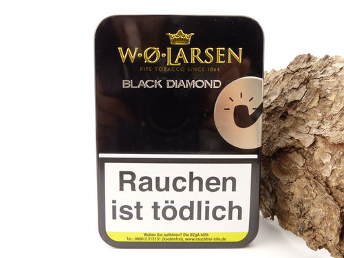 W. O. Larsen Pipe Tobacco Black Diamond 100g