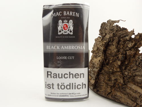 Mac Baren Pipe Tobacco Black Ambrosia 50g