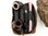 pipe bag a ntique 2 pipes brown compact