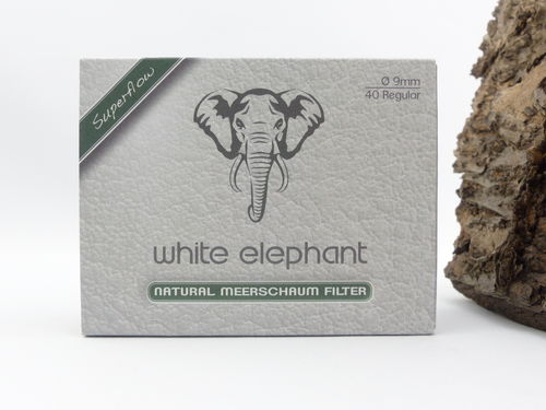 White Elephant Meerschaum filters 9mm S 40 pc