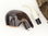 White Elephant Pfeife Ebony & Ivory grau 1