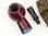 Bonsai Pipes #4 red with wooden application
