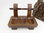 Pipe Stand Walnut For 3 Pipes