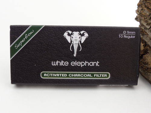 White Elephant Active Charcoal 9mm S 10 pcs