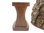 Pipe Stand Walnut For 1 Pipe round