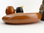 Pipe Ashtray for 2 Pipes tricolor oval