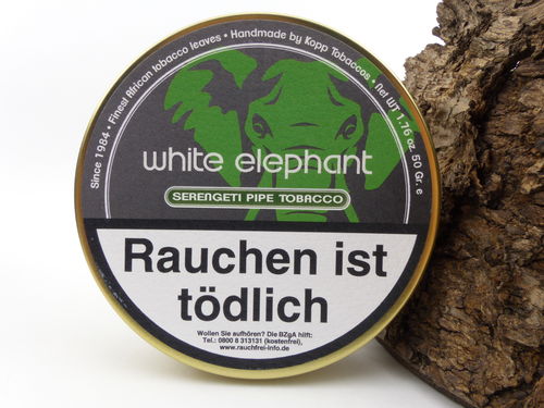 White Elephant Pipe Tobacco Serengeti