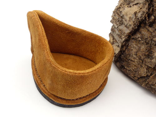 Pipe Stand Suede Brown With Base 1