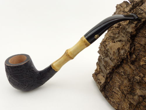 Rattray's Bamboo Pipe Bent Sand Black
