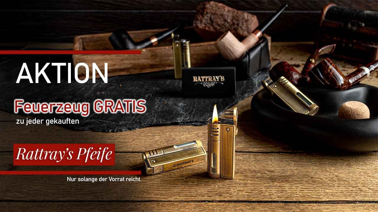 AKTION - Feuerzeug GRATIS zu jeder gekauften Rattray's Pfeife
