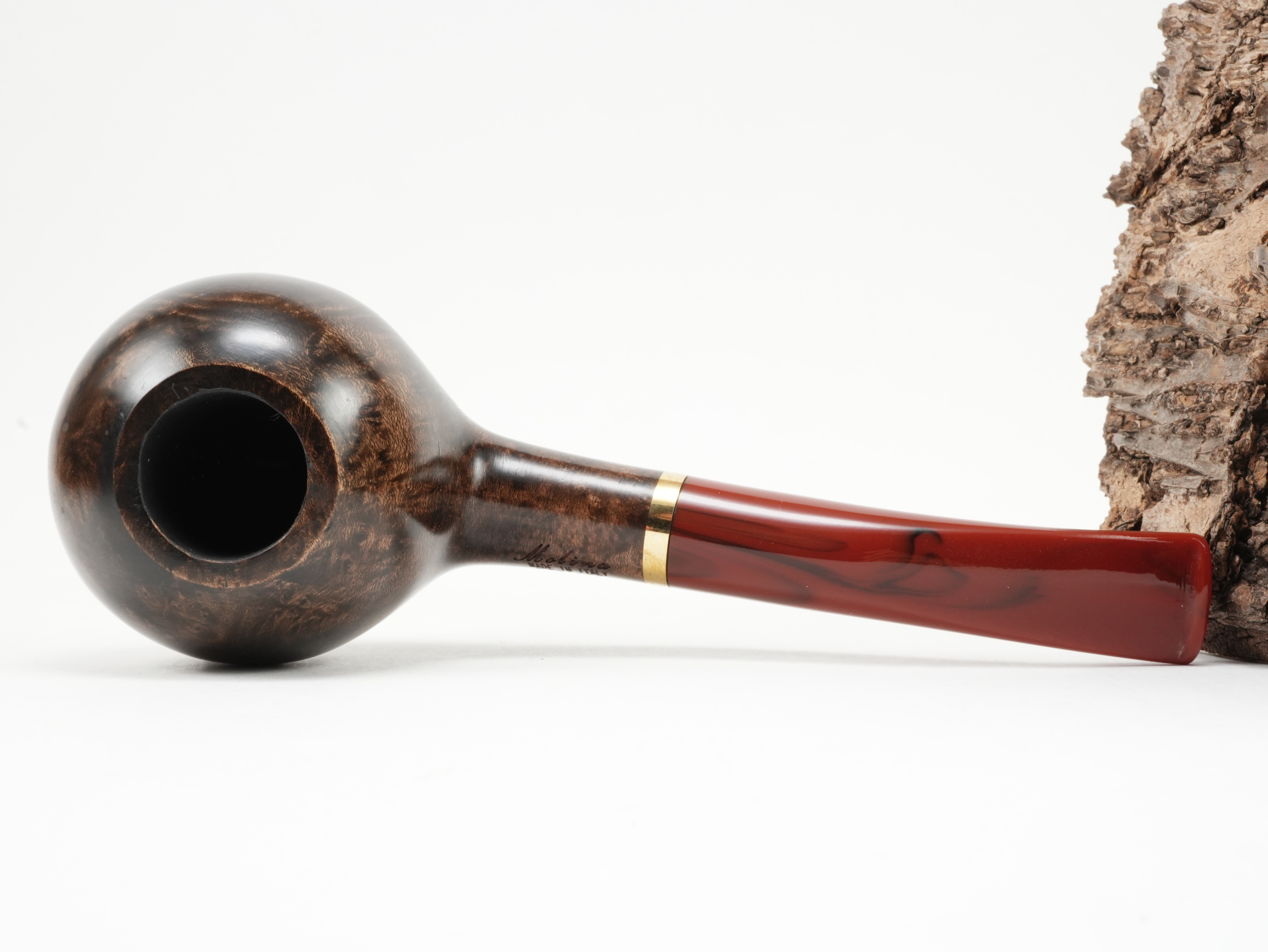Molina Striato Pfeife dunkelbraun 4