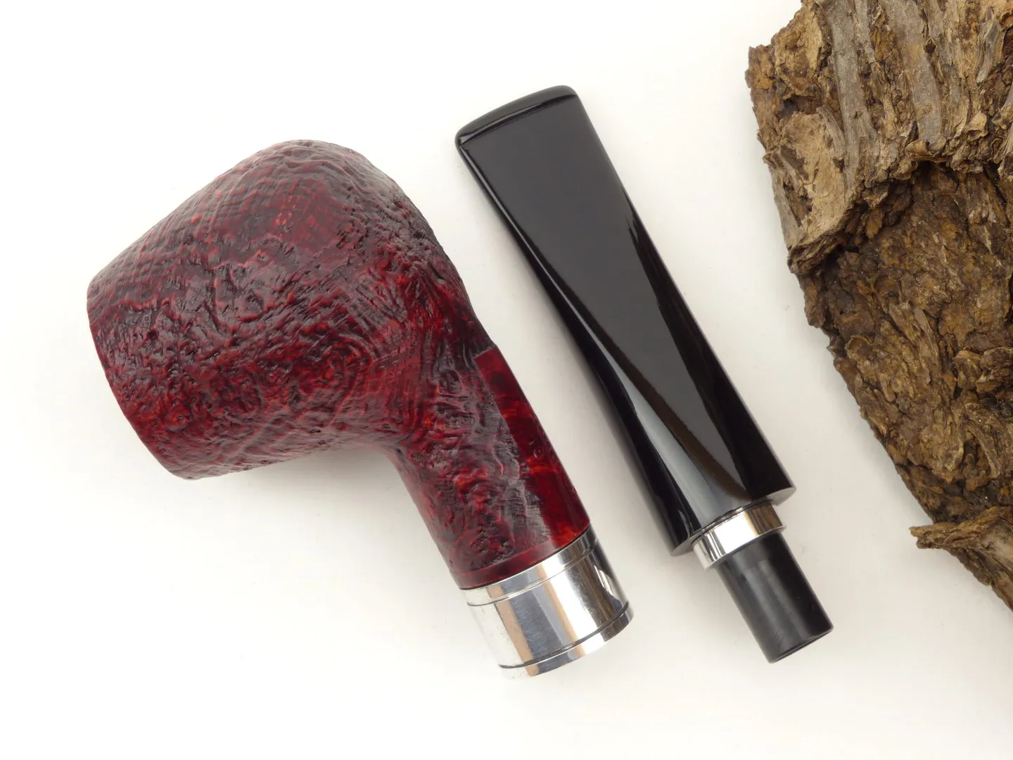 Rattray's Monarch Pfeife 18 sand rot schwarz – Produktbild 9