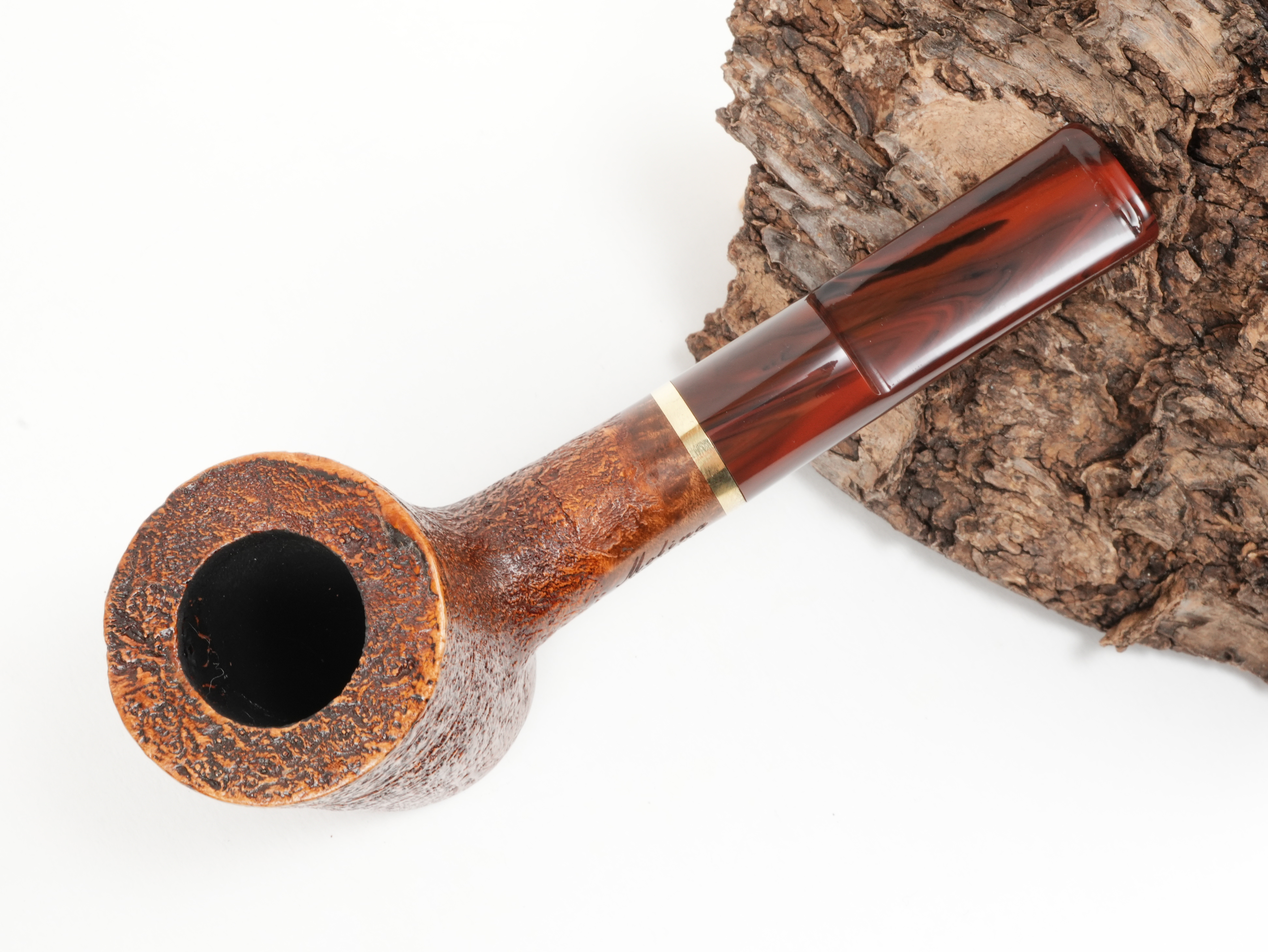 Molina Striato Pfeife sand braun 7