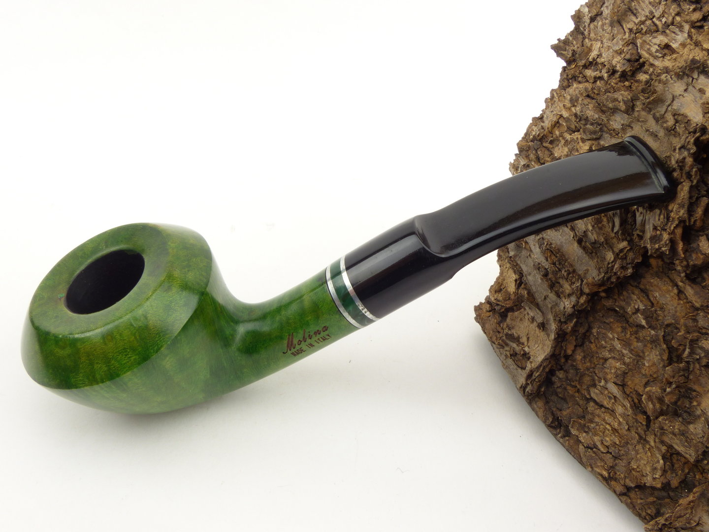 green tobacco pipe Molina Barasso Pipe Colore Green 7