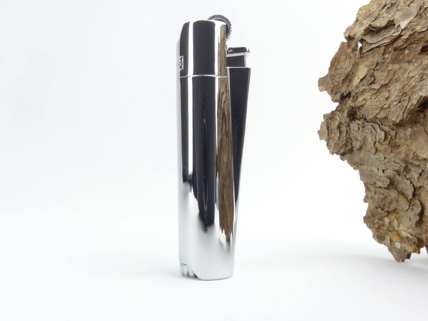 Clipper Pfeifenfeuerzeug chrom mit Box – Produktbild 3