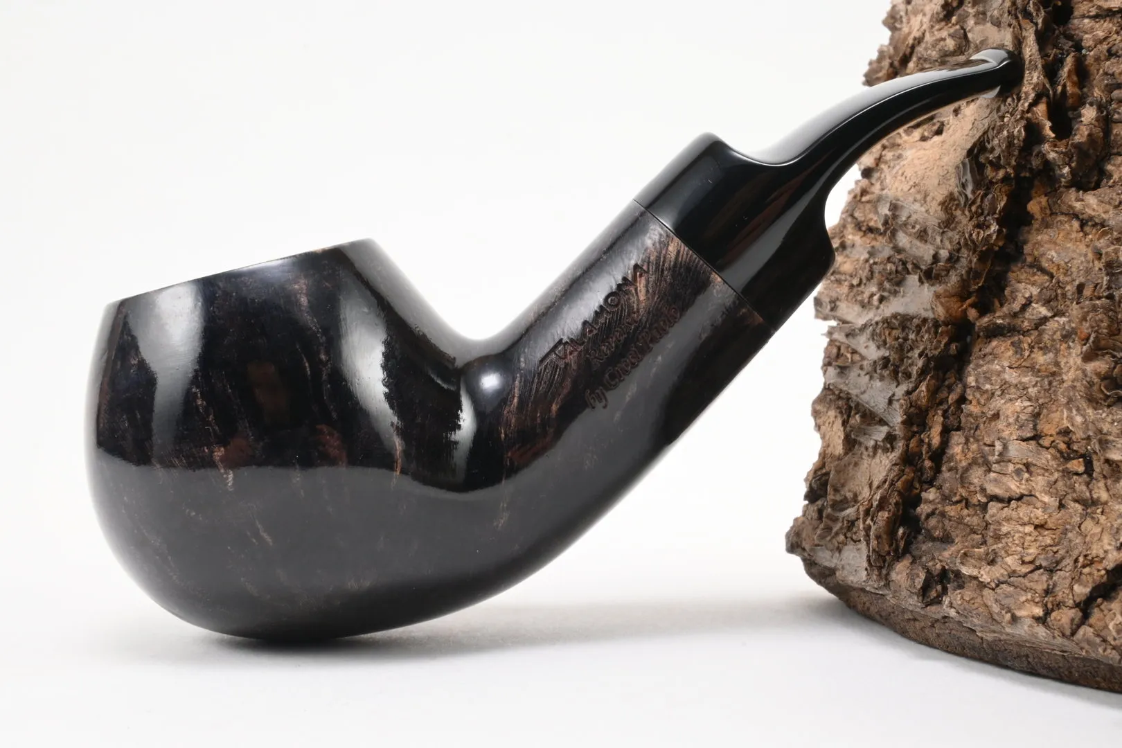Talamona Reverse Calabash Bent glatt dunkel – Produktbild 2