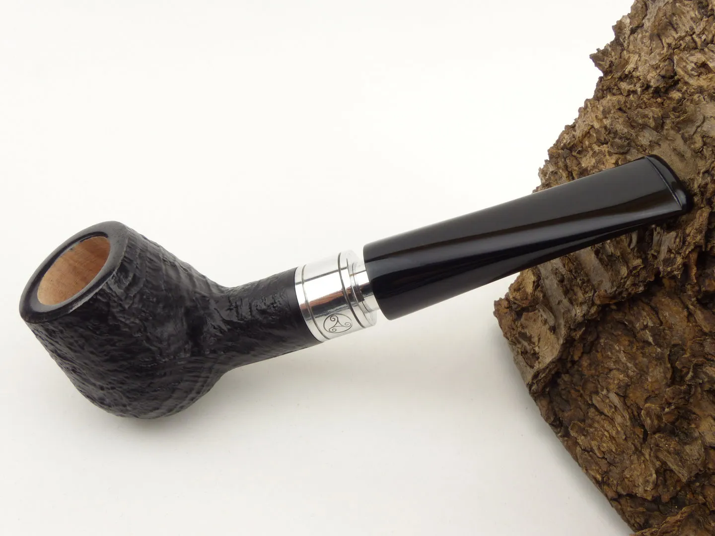Rattray's Monarch Pfeife 18 sand schwarz schwarz