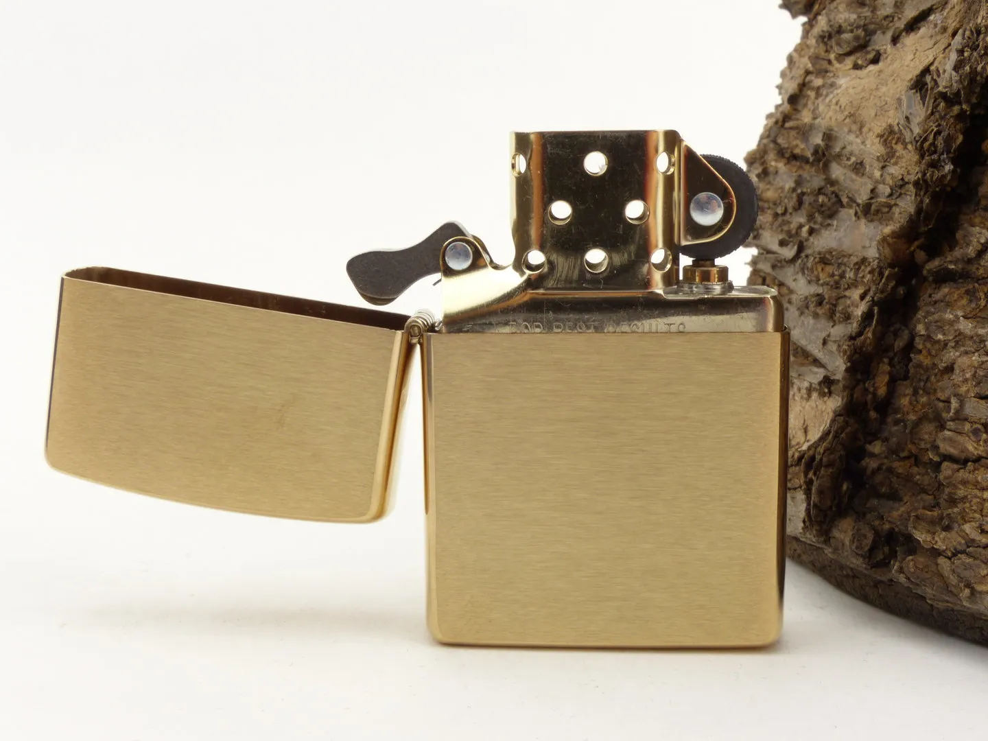 Zippo Feuerzeug Messing gebürstet 60001165 – Produktbild 5