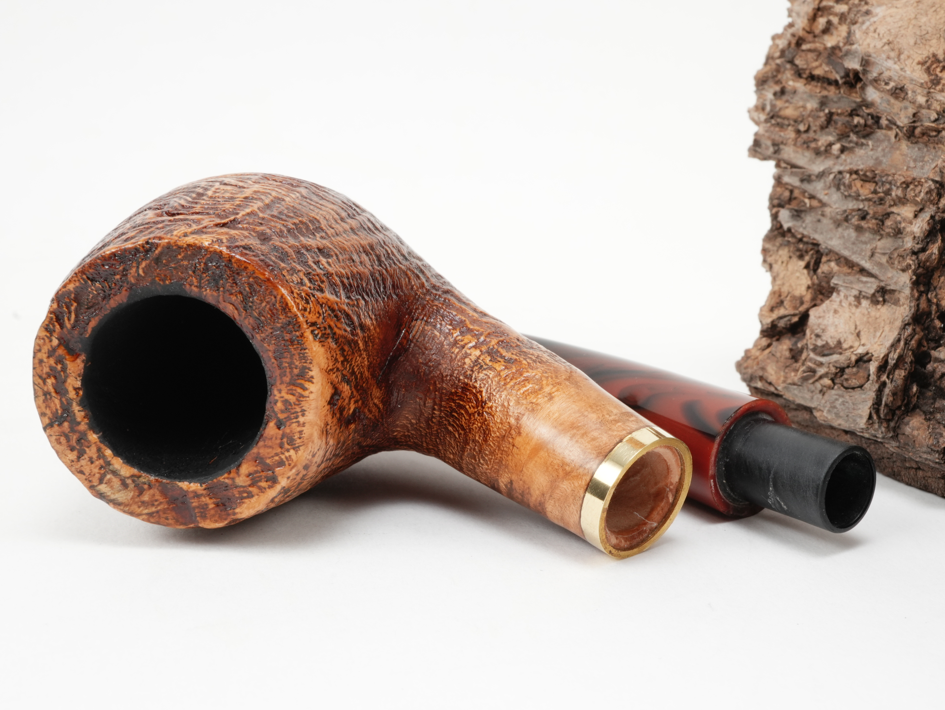 Molina Striato Pfeife sand braun 9