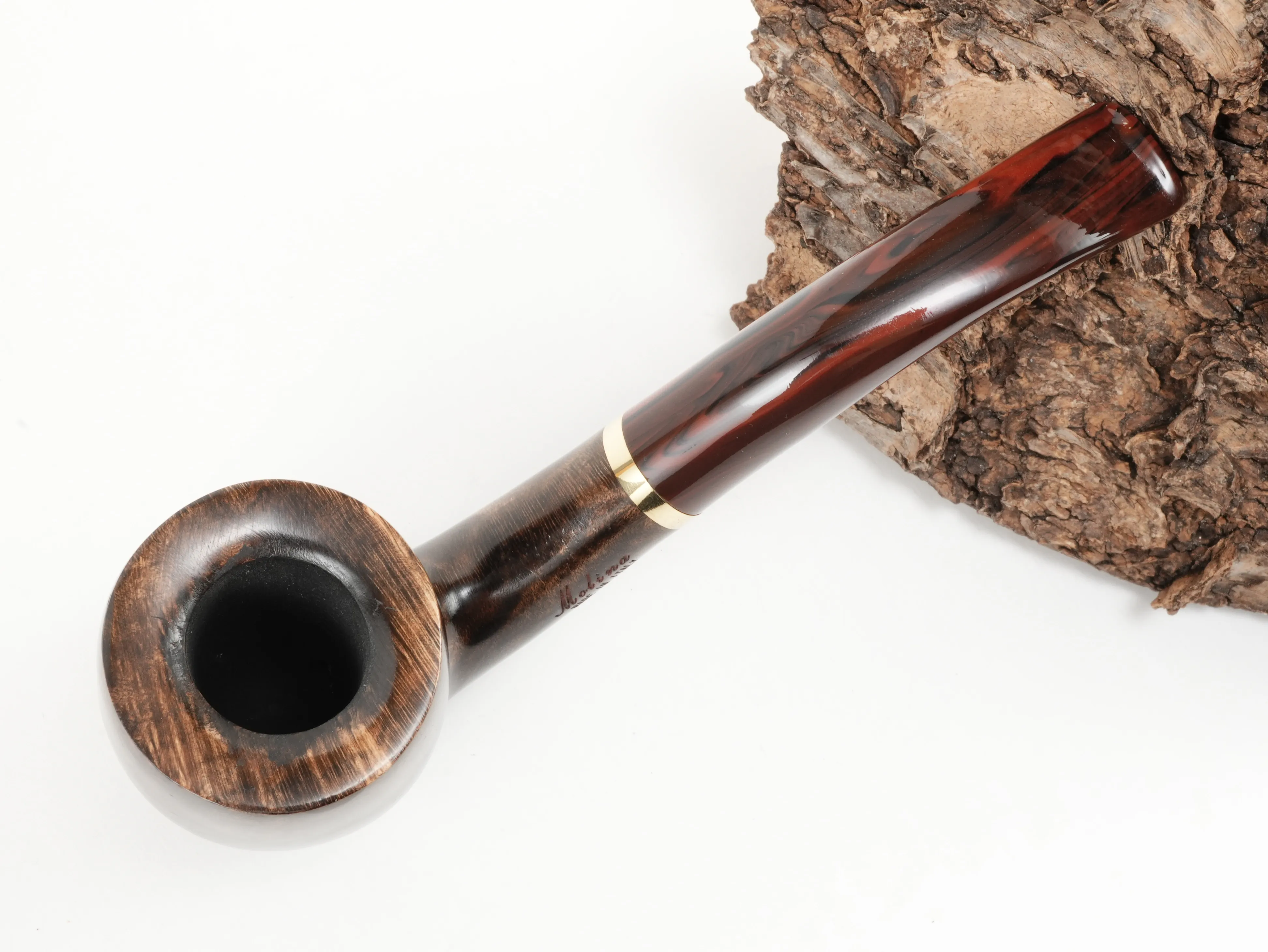 Molina Striato Pfeife dunkelbraun 12 – Produktbild 3