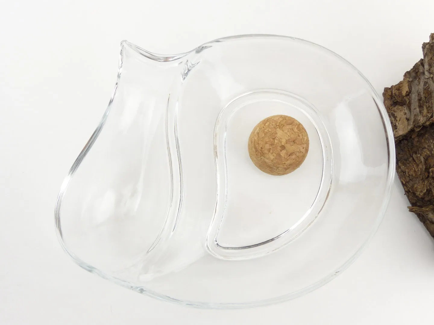 Pfeifenaschenbecher Glas mit Ablage für 1 Pfeife – Produktbild 6