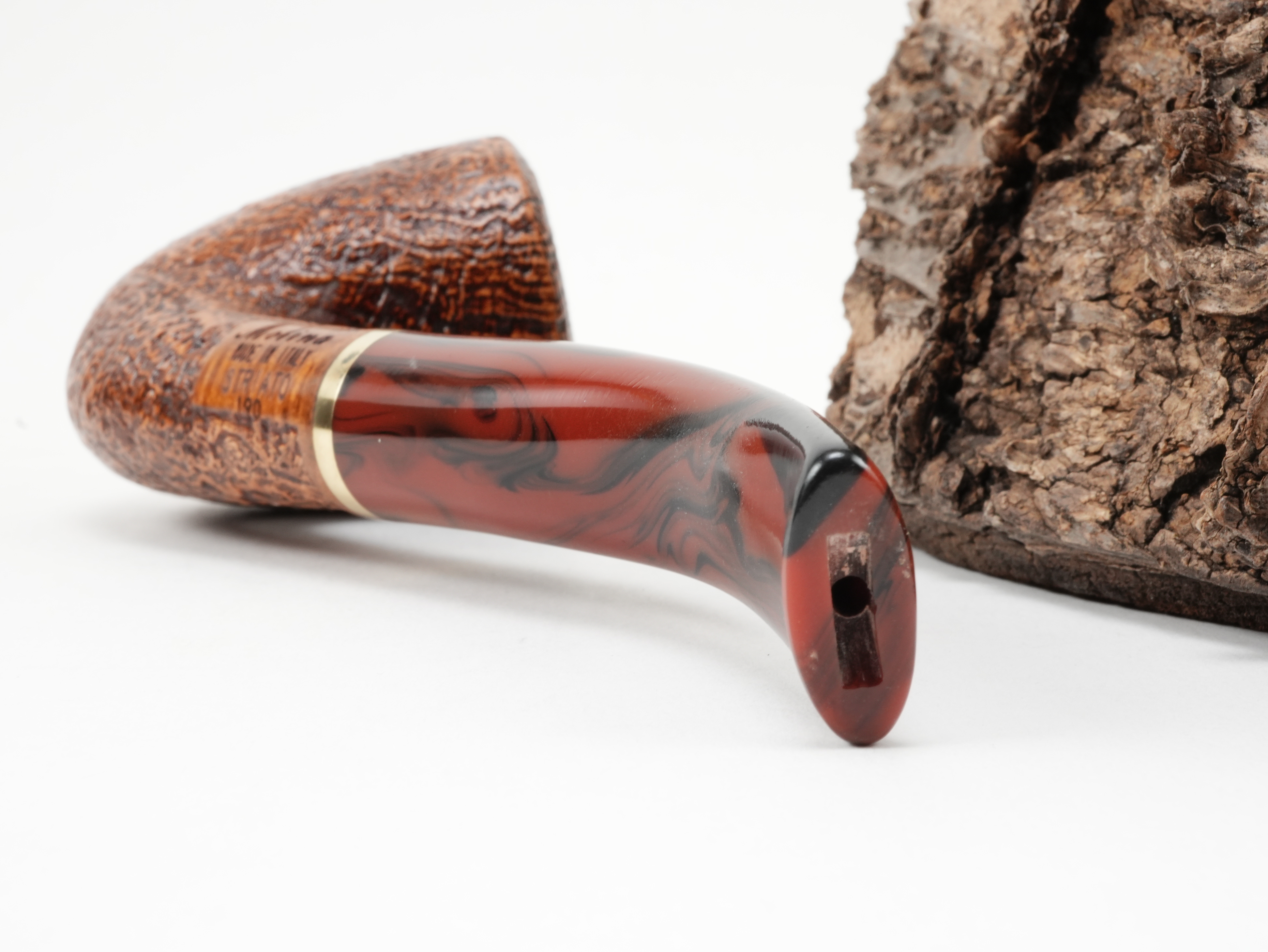 Molina Striato Pfeife sand braun 10