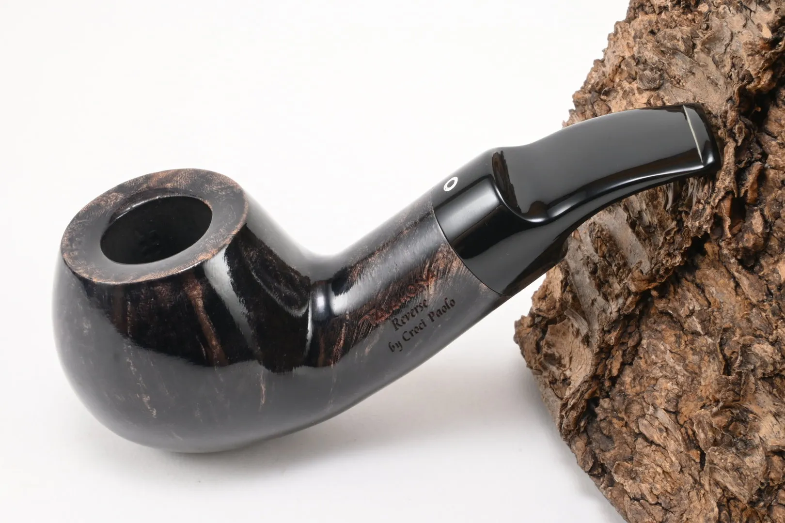 Talamona Reverse Calabash Bent glatt dunkel
