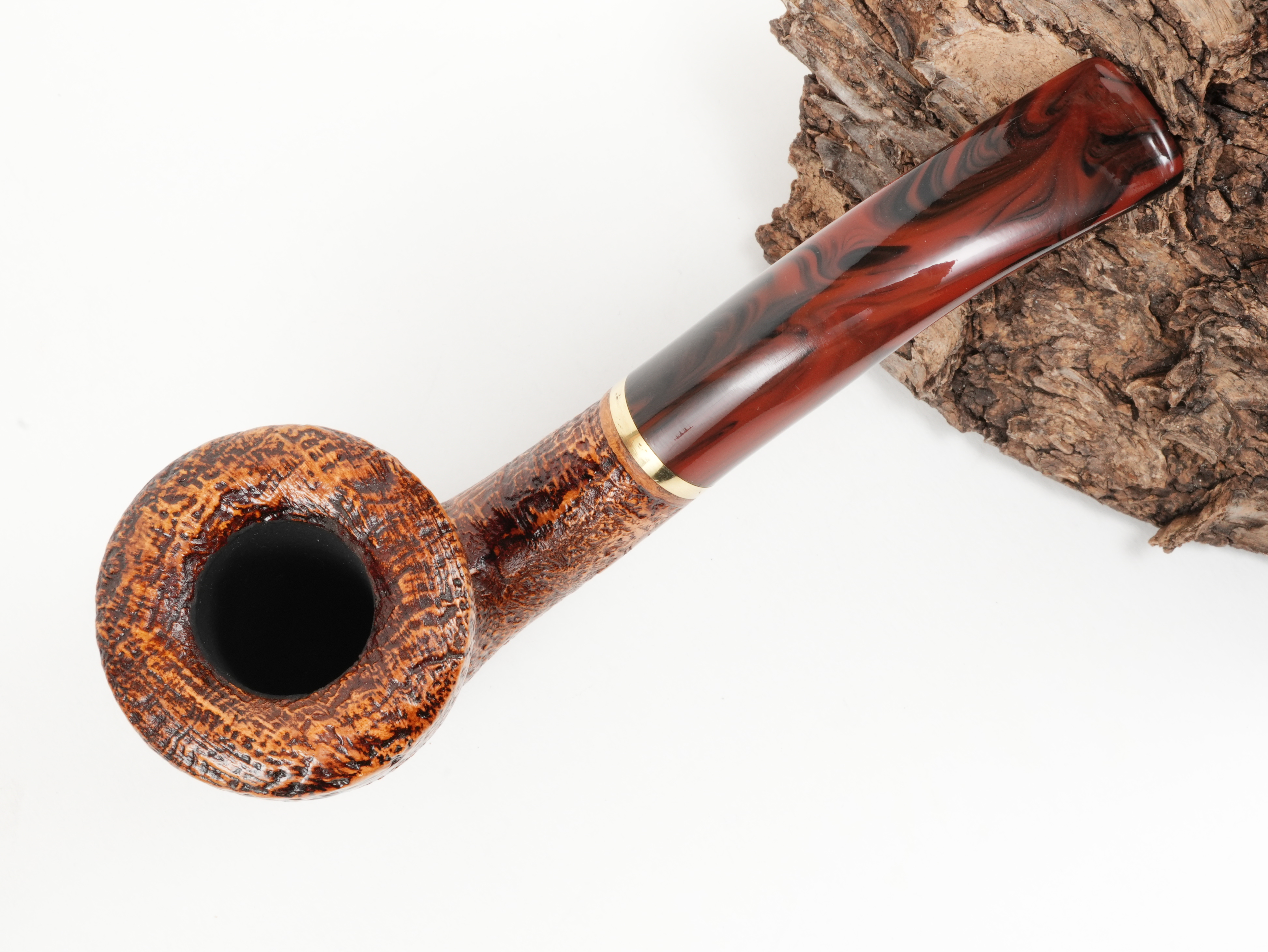 Molina Striato Pfeife sand braun 10