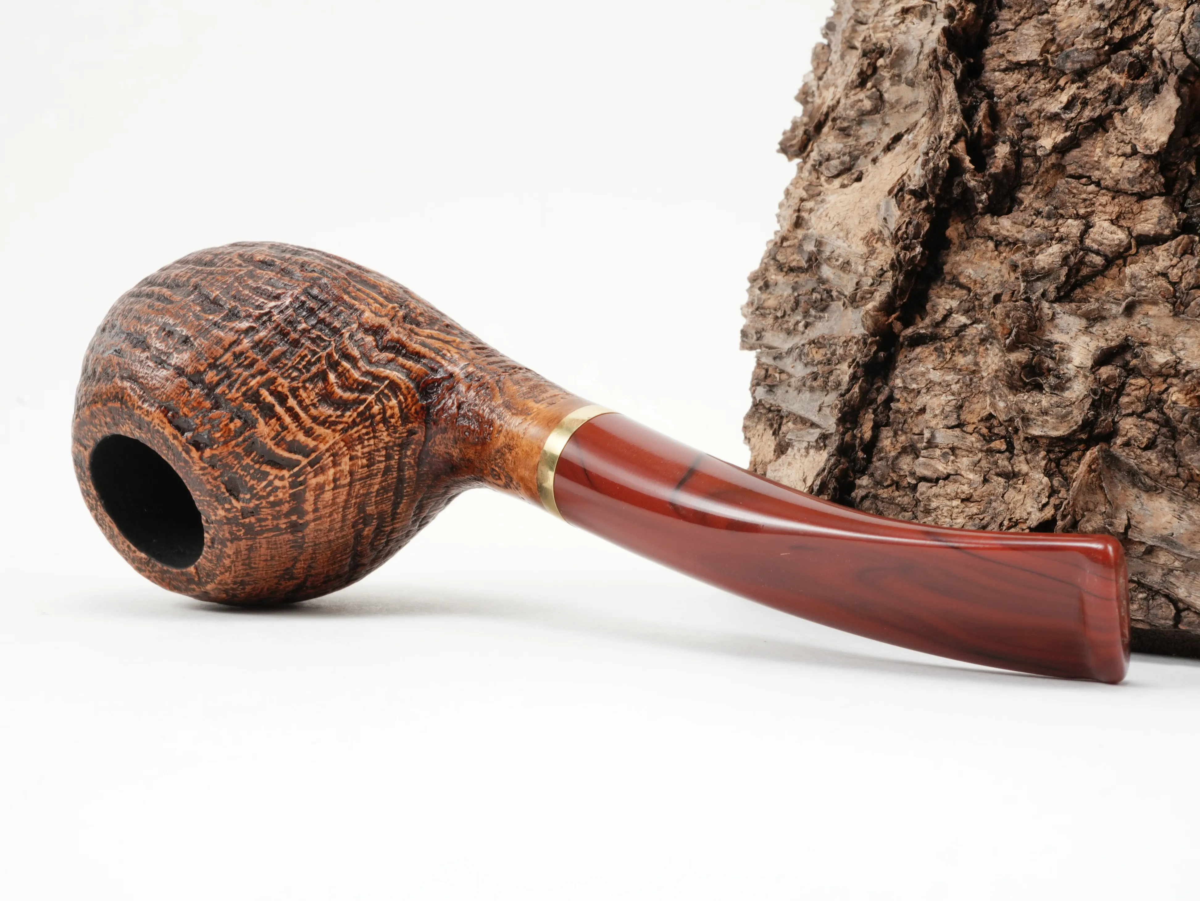 Molina Striato Pfeife sand braun 4 – Produktbild 5