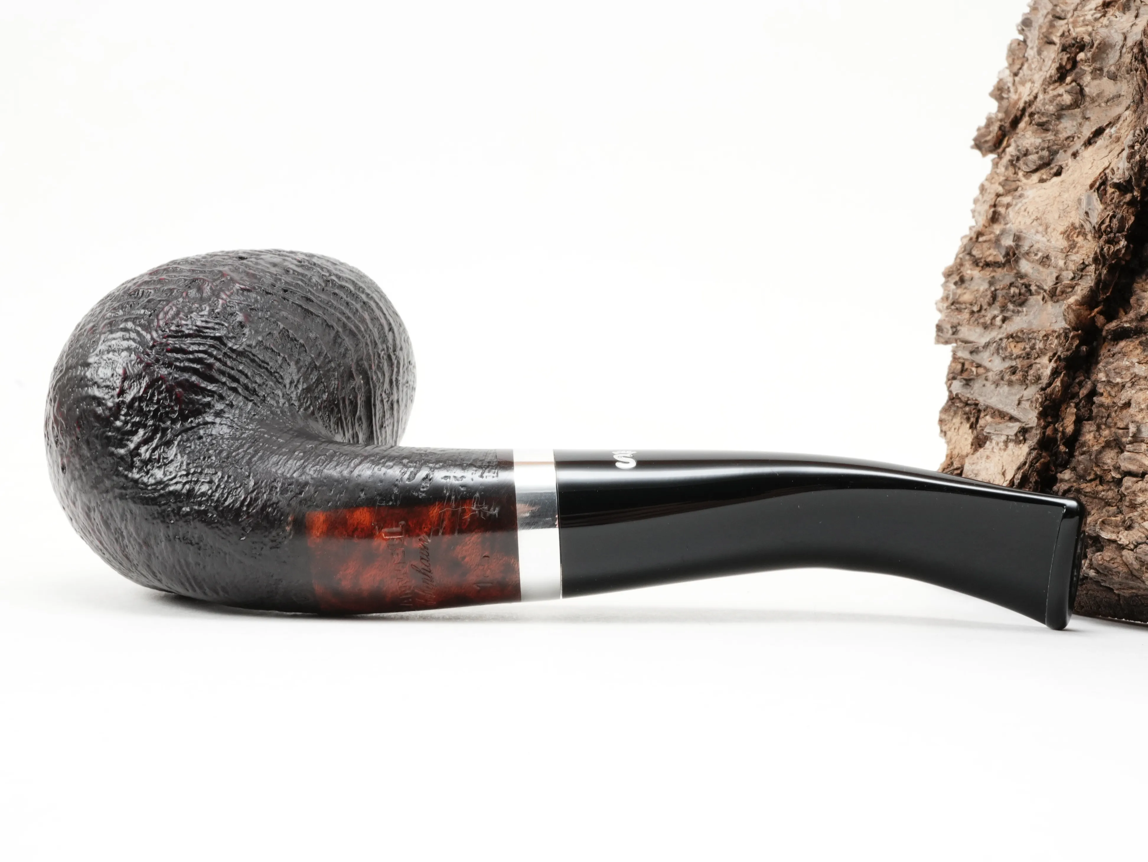 Unterseite der Stanwell København 185 Pfeife mit glatt polierter Fläche und Stempelung Stanwell København 185