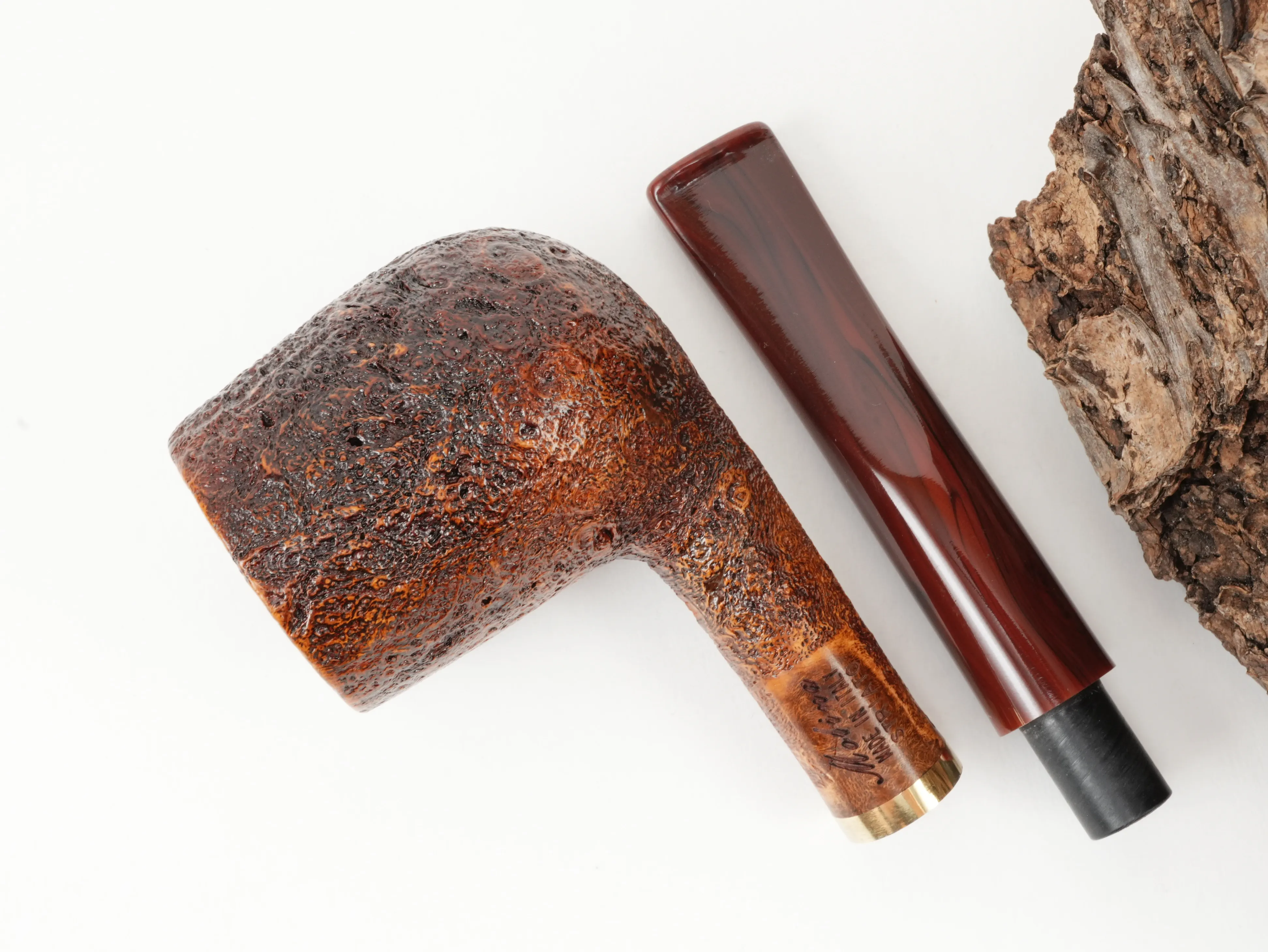 Molina Striato Pfeife sand braun 1 – Produktbild 9