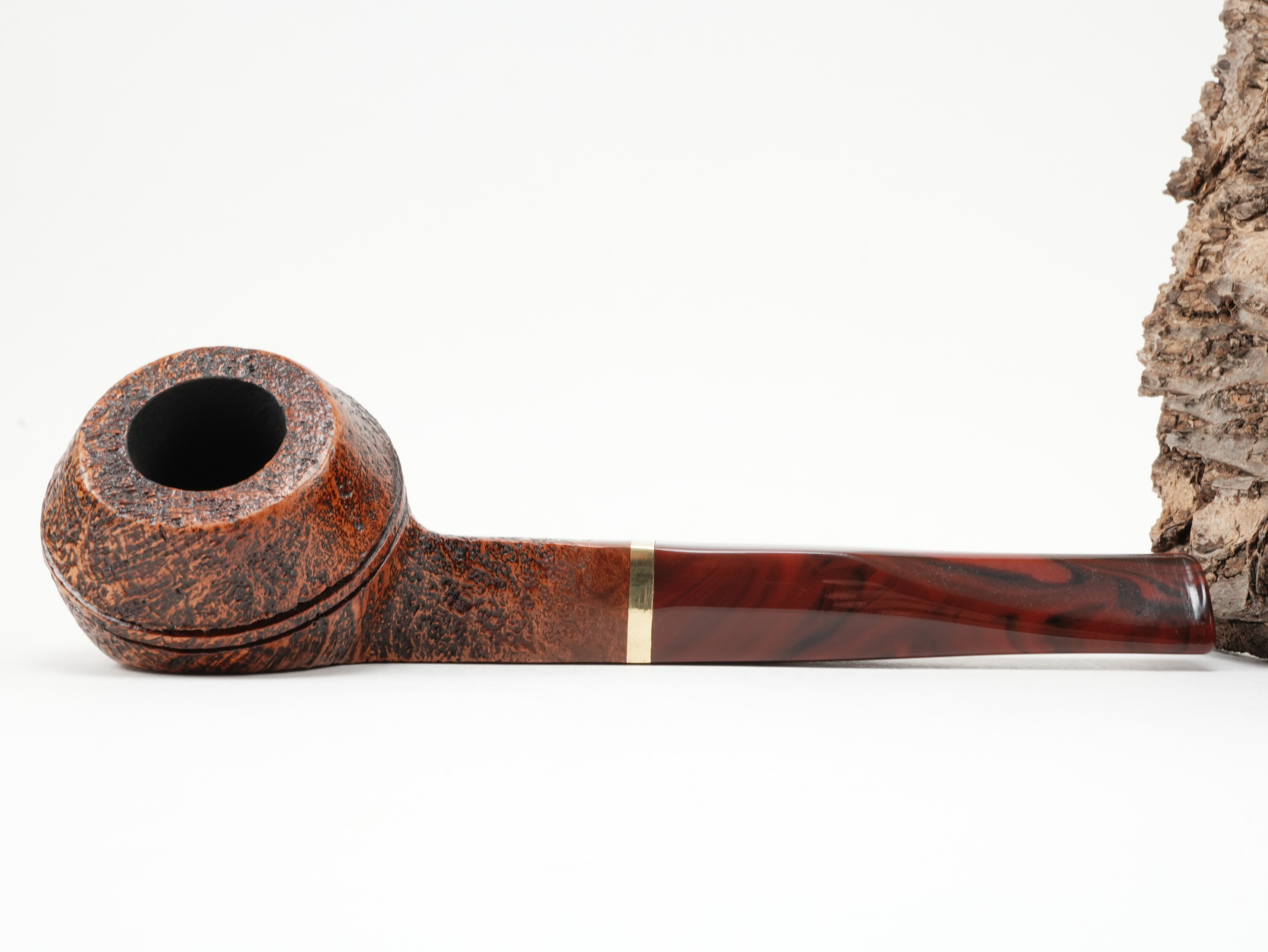 Molina Striato Pfeife sand braun 2
