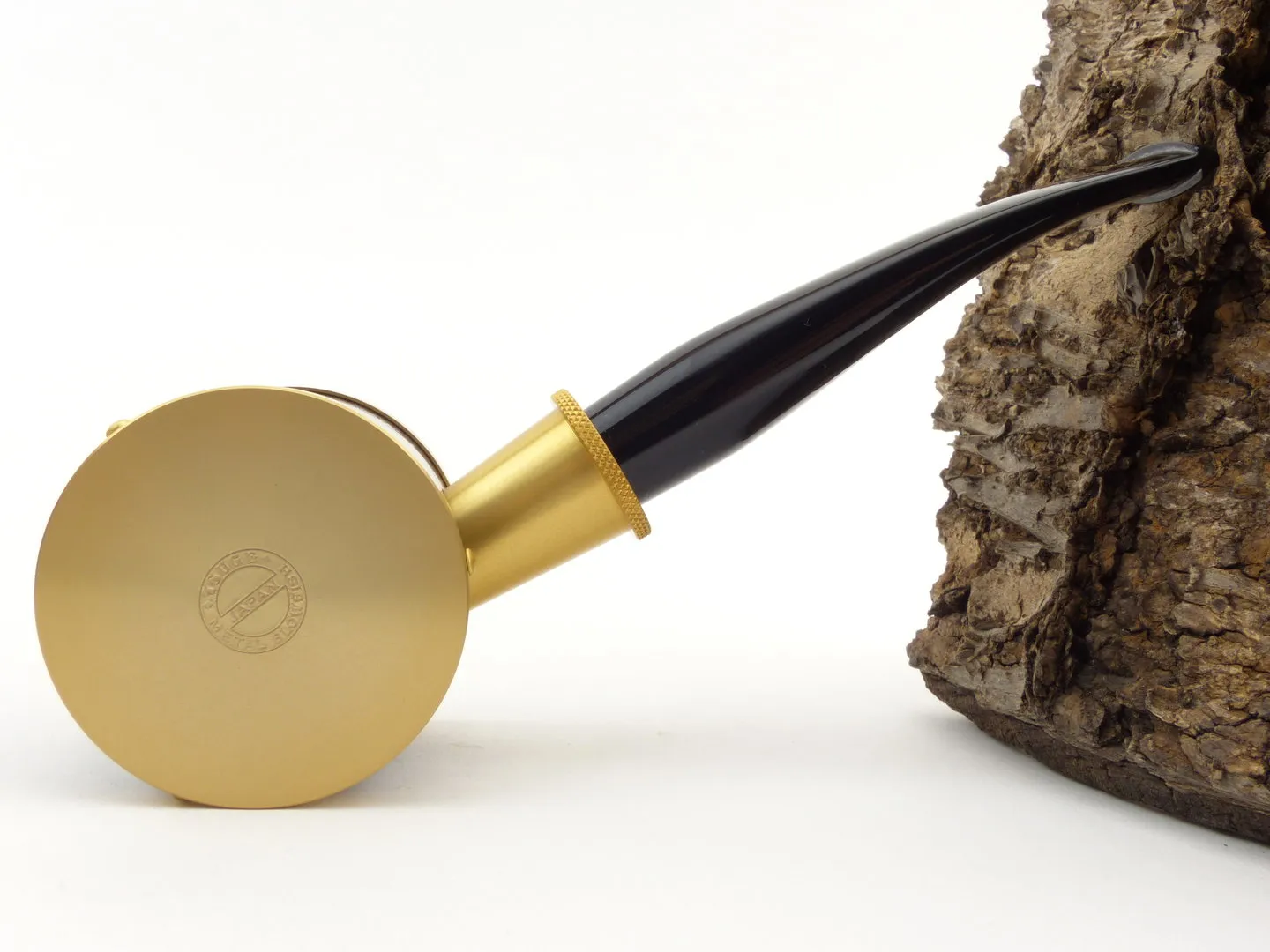 Tsuge Pfeife Blowfish gold Filter – Produktbild 2