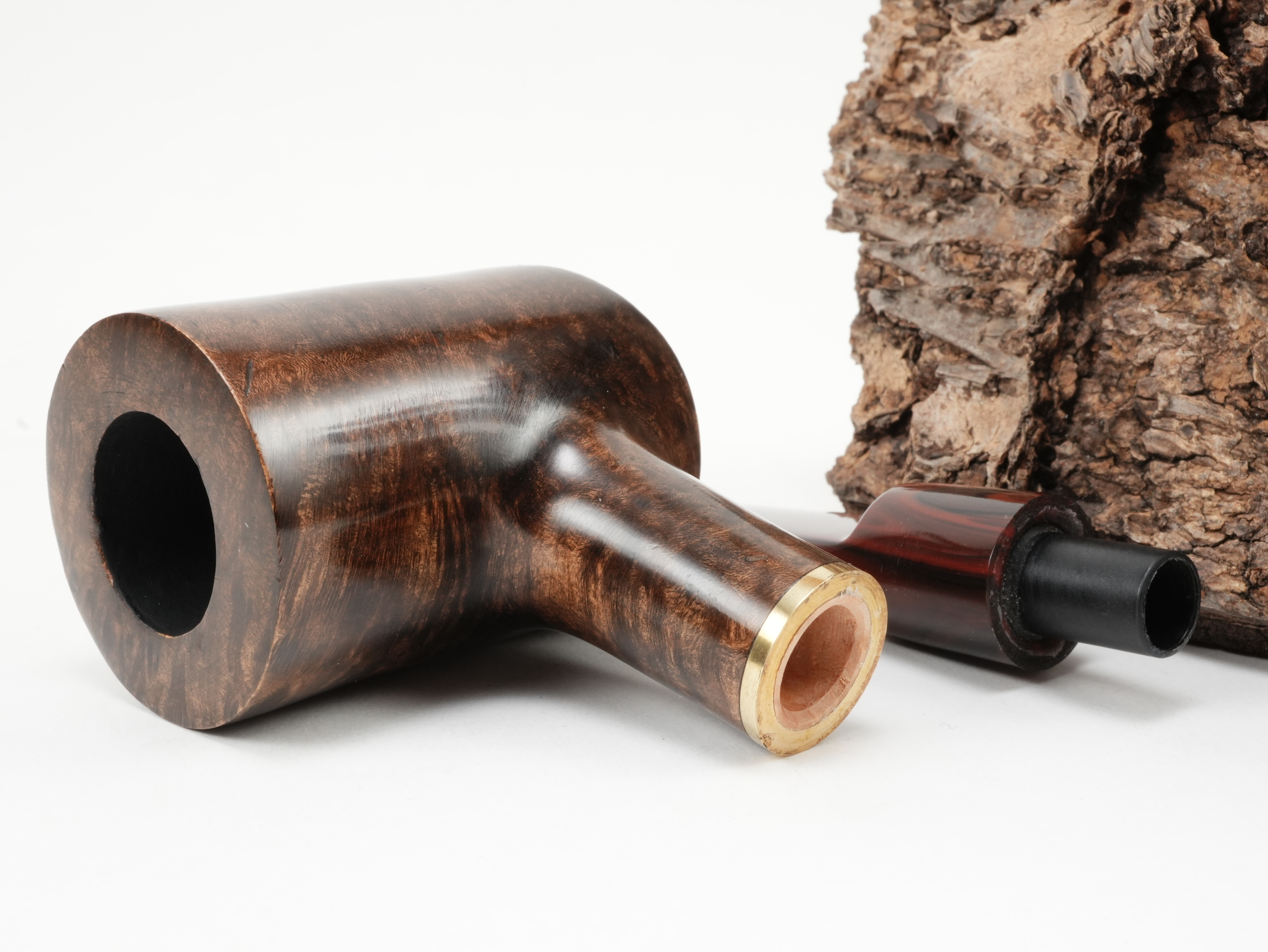 Molina Striato Pfeife dunkelbraun 7