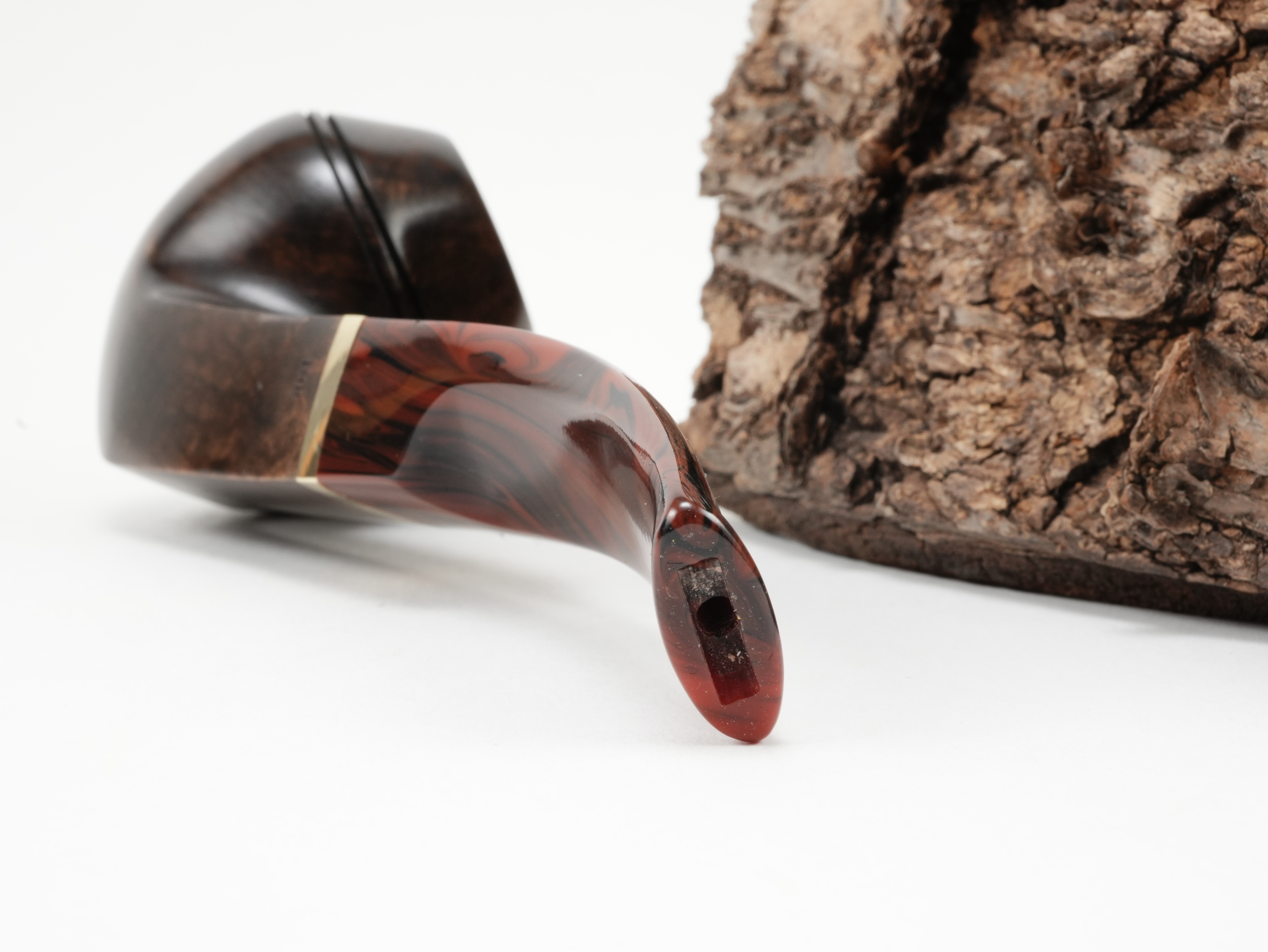 Molina Striato Pfeife dunkelbraun 5