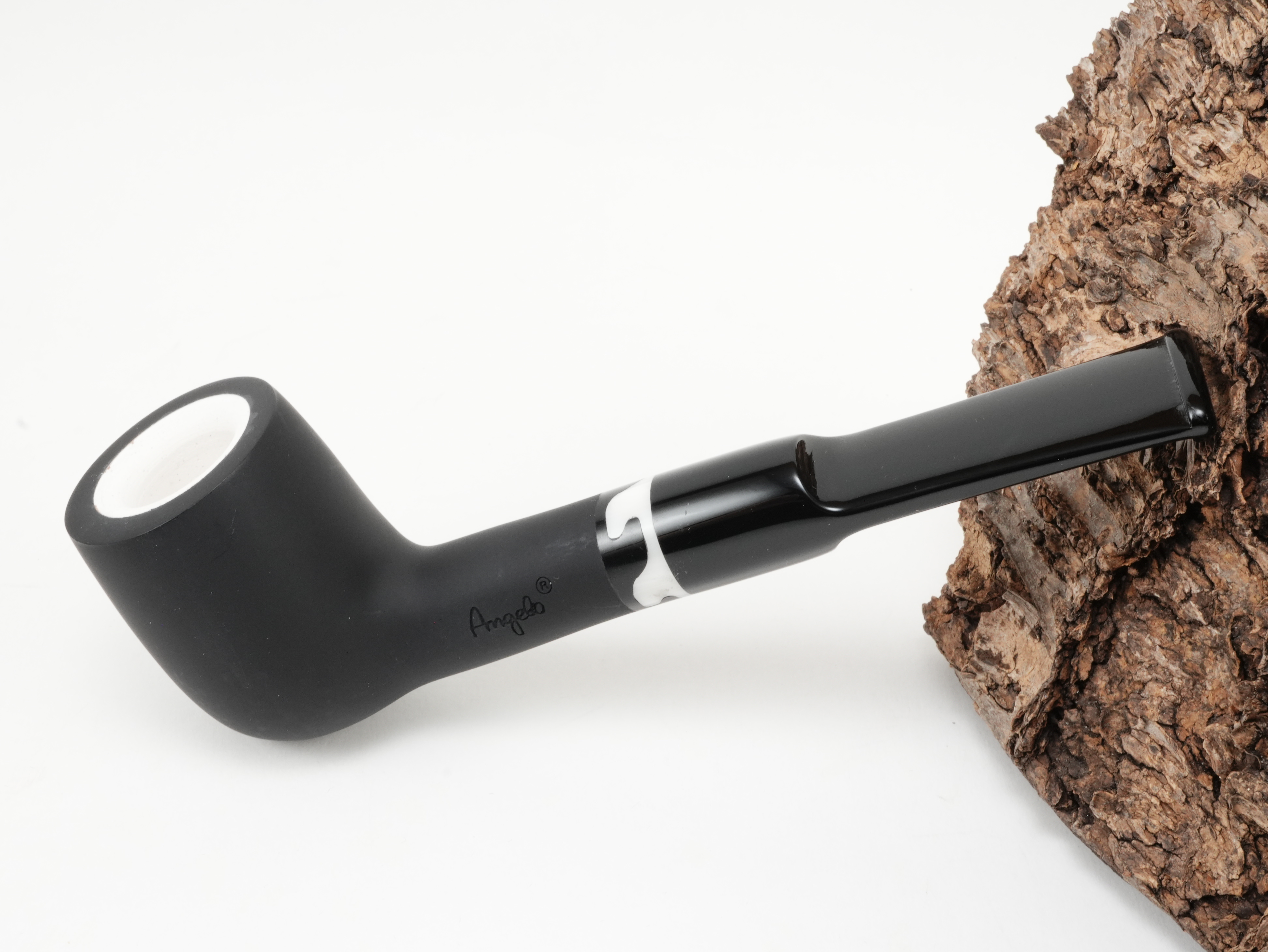 Angelo Pfeife mit Meerschaumeinsatz 302001