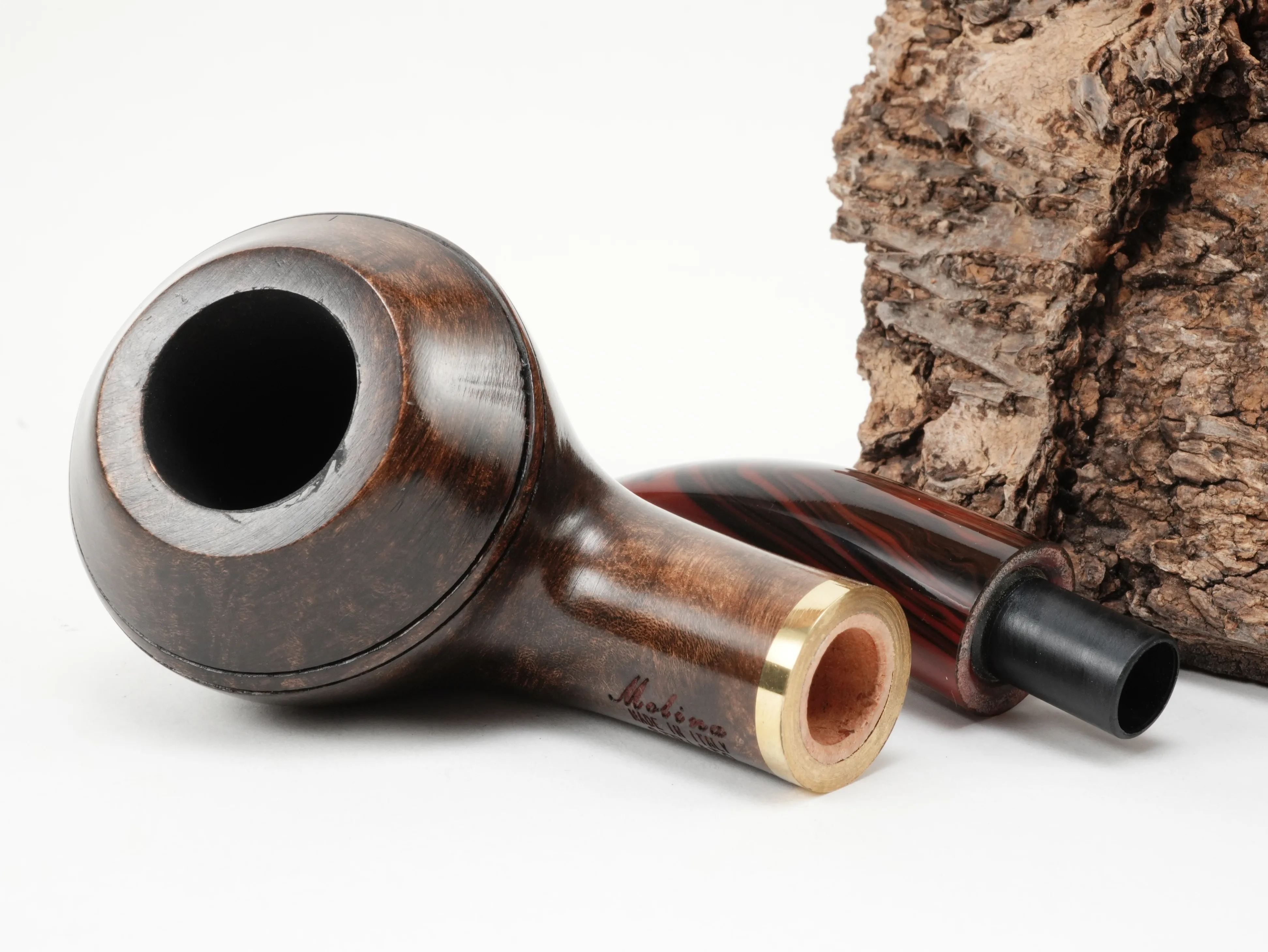 Molina Striato Pfeife dunkelbraun 6 – Produktbild 8
