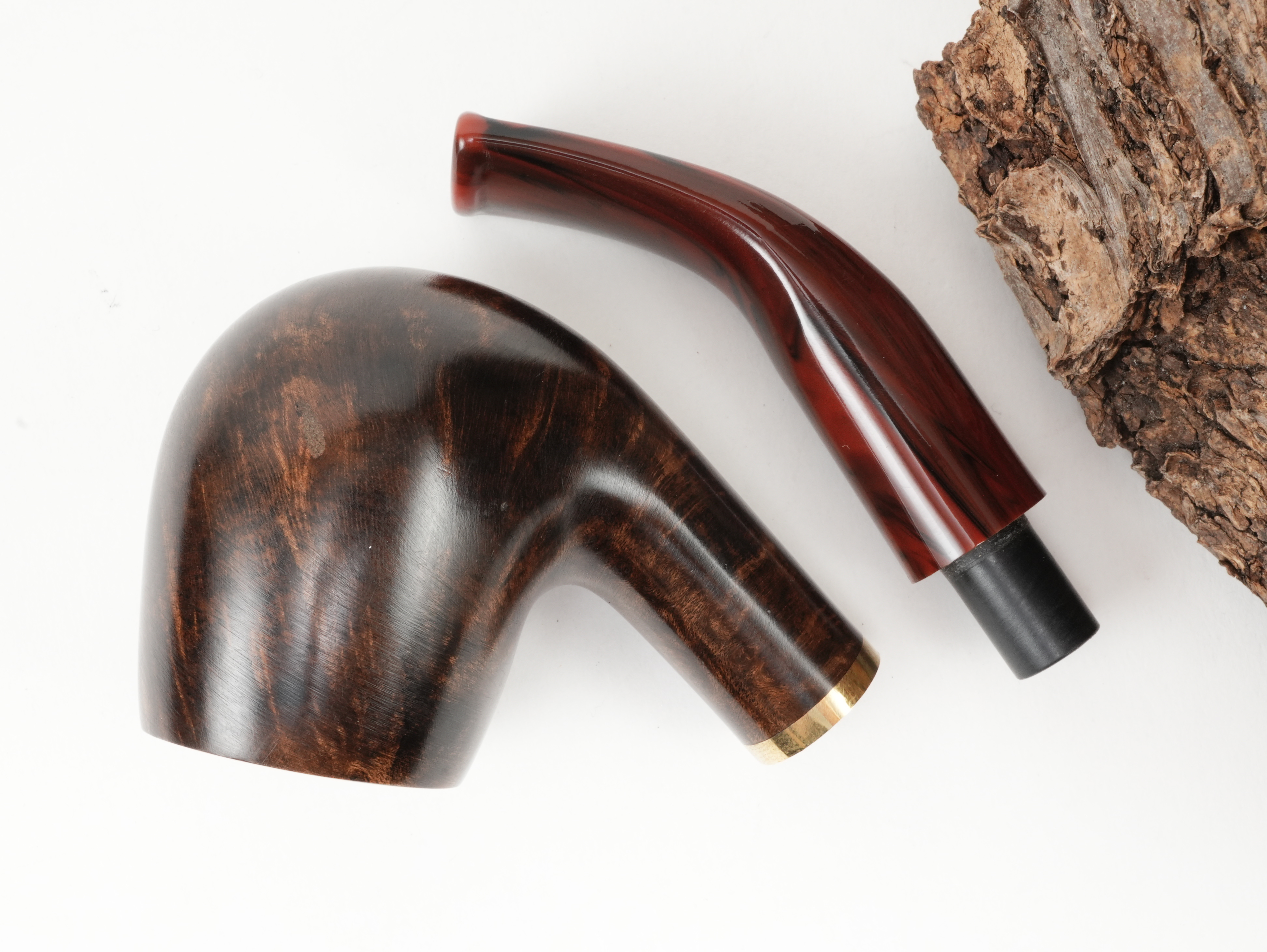 Molina Striato Pfeife dunkelbraun 9