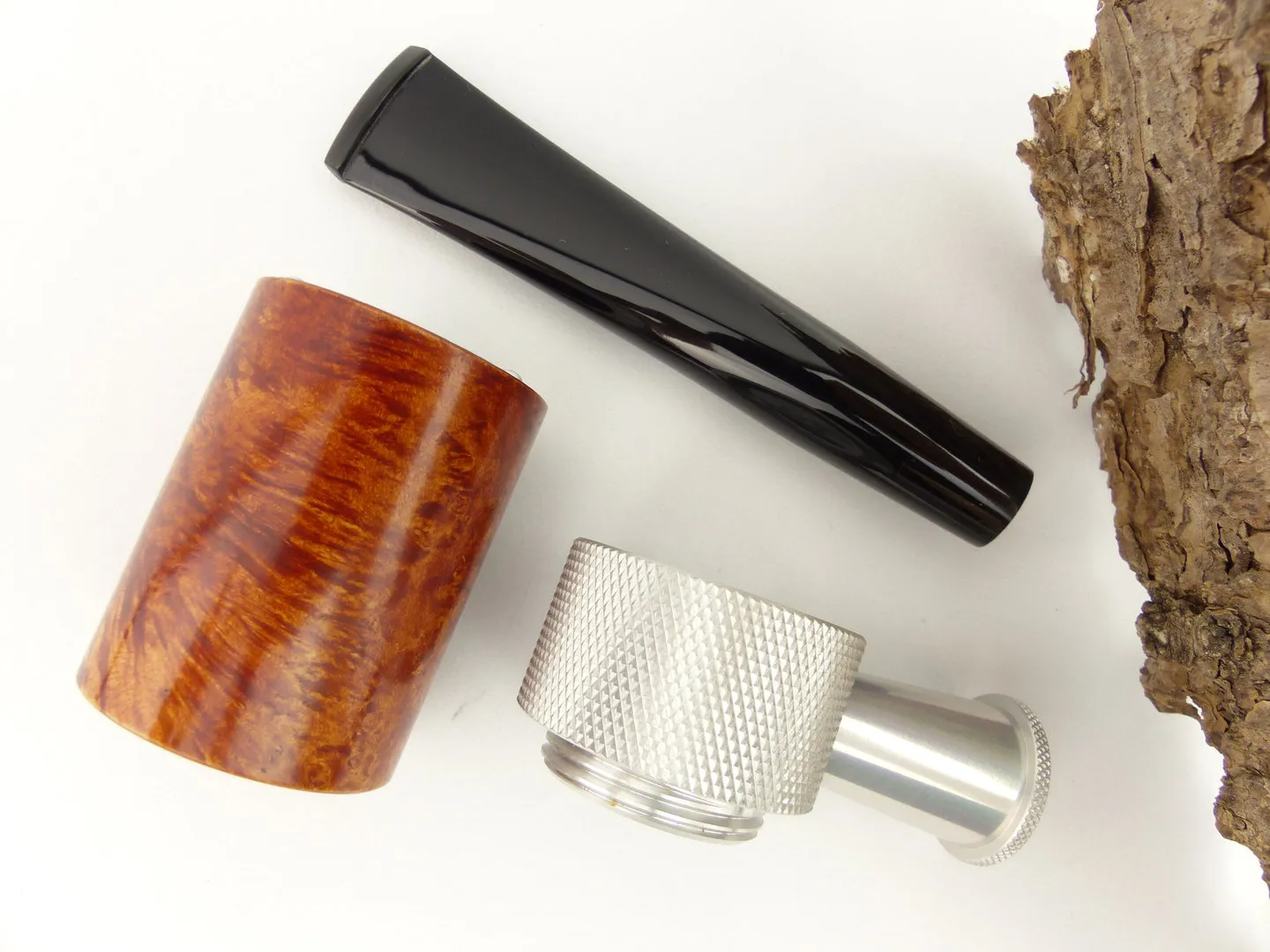 Tsuge Pfeife Roulette glatt silber Filter – Produktbild 13