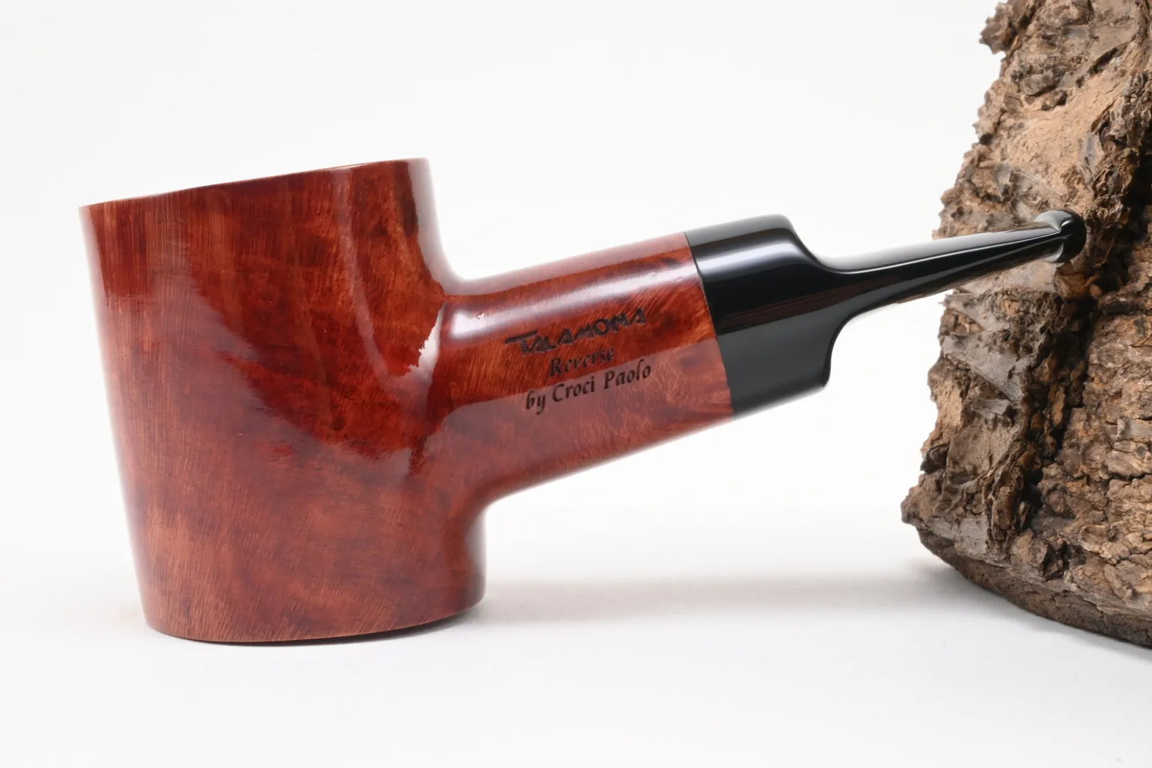 Talamona Reverse Calabash Poker glatt braun – Produktbild 2