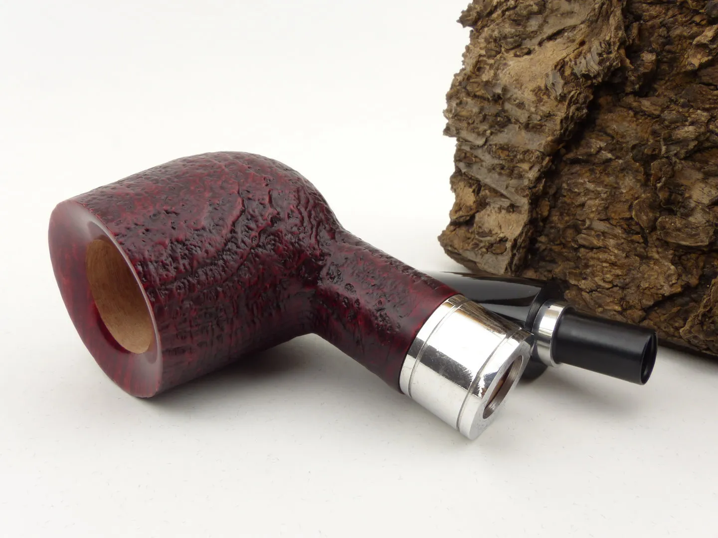 Rattray's Monarch Pfeife 5 sand rot schwarz – Produktbild 8