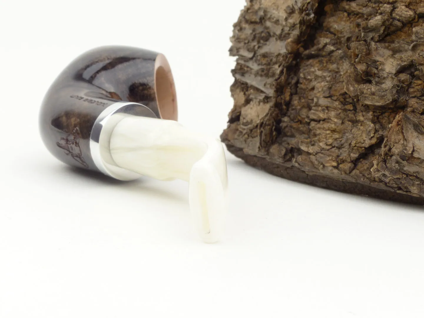 White Elephant Pfeife Ebony & Ivory grau 1 – Produktbild 5