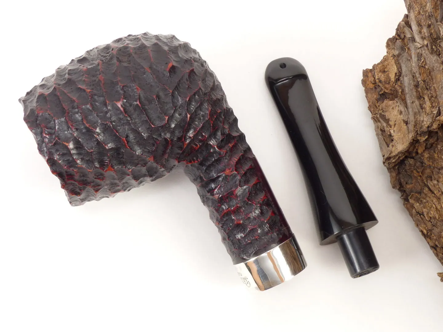 Peterson House Pipe Billiard rustic P-Lip – Produktbild 8
