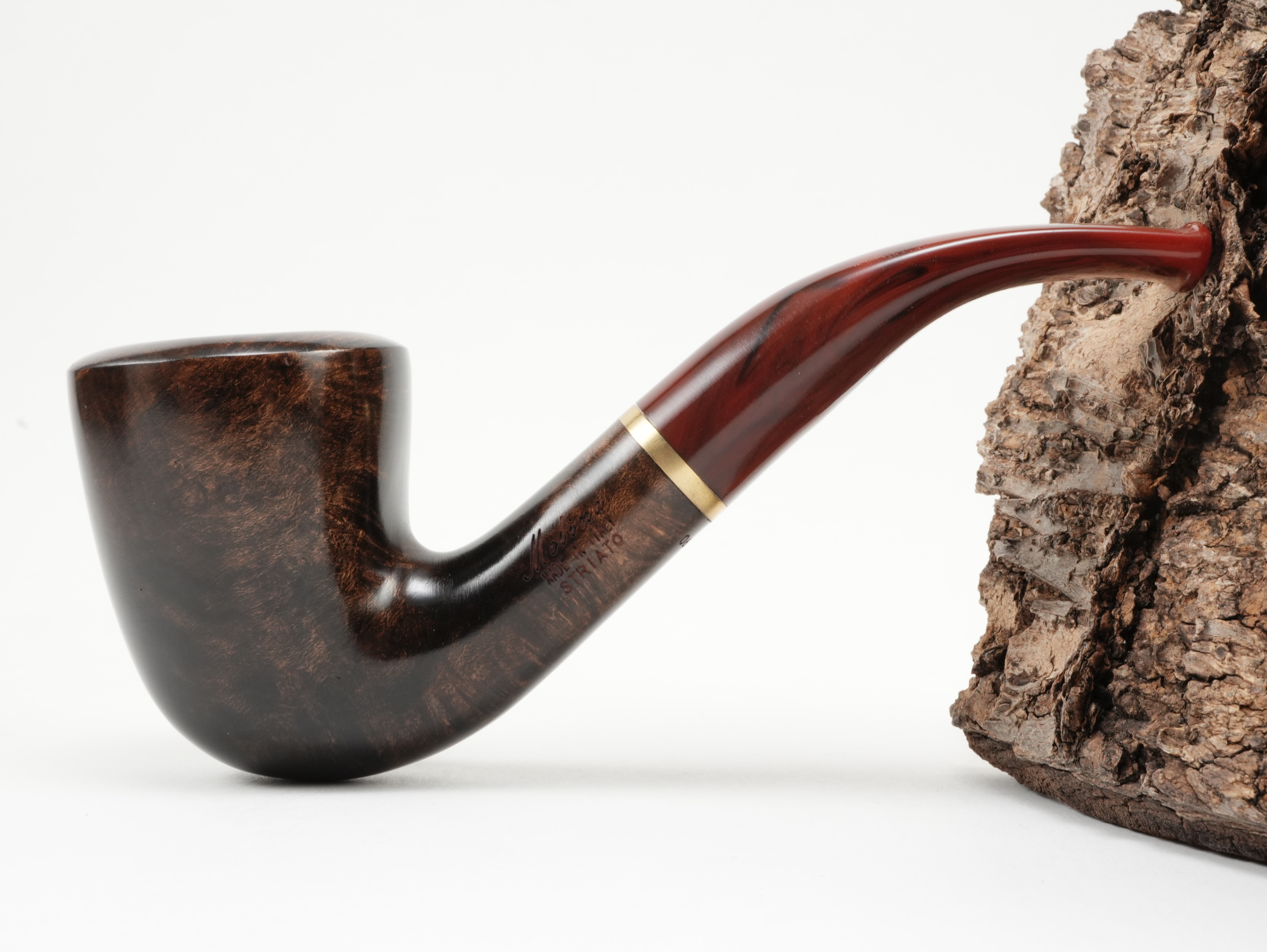 Molina Striato Pfeife dunkelbraun 10