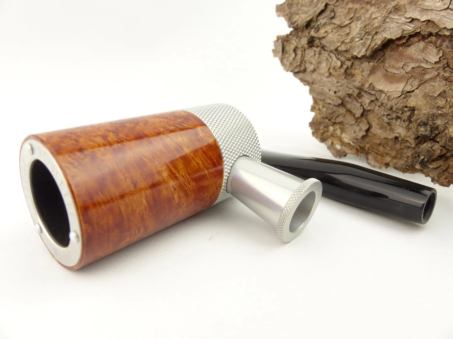 Tsuge Pfeife Roulette glatt silber Filter – Produktbild 9