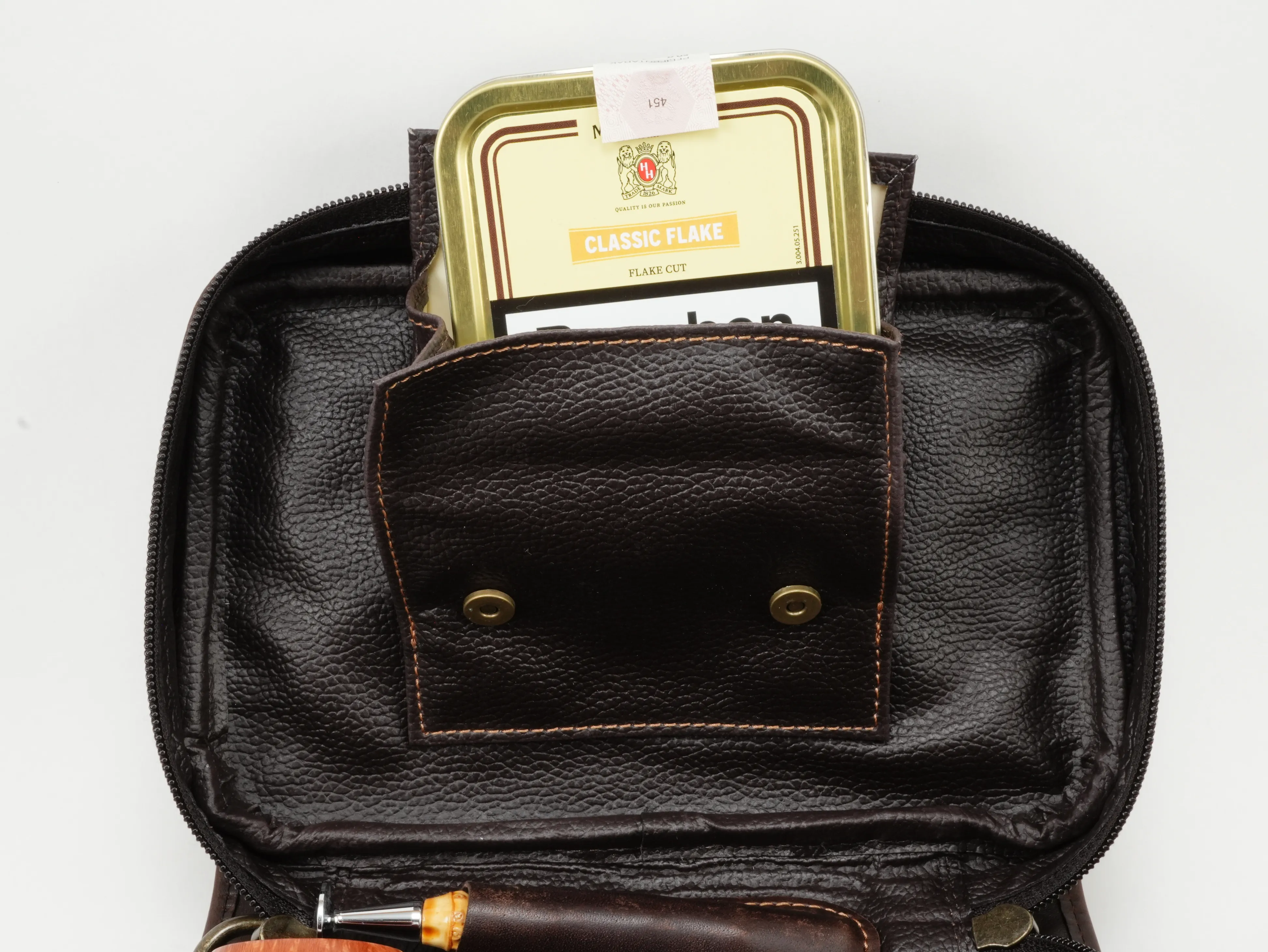 Guy Janot Pfeifentasche 3er Crazy Horse 6848 – Produktbild 4