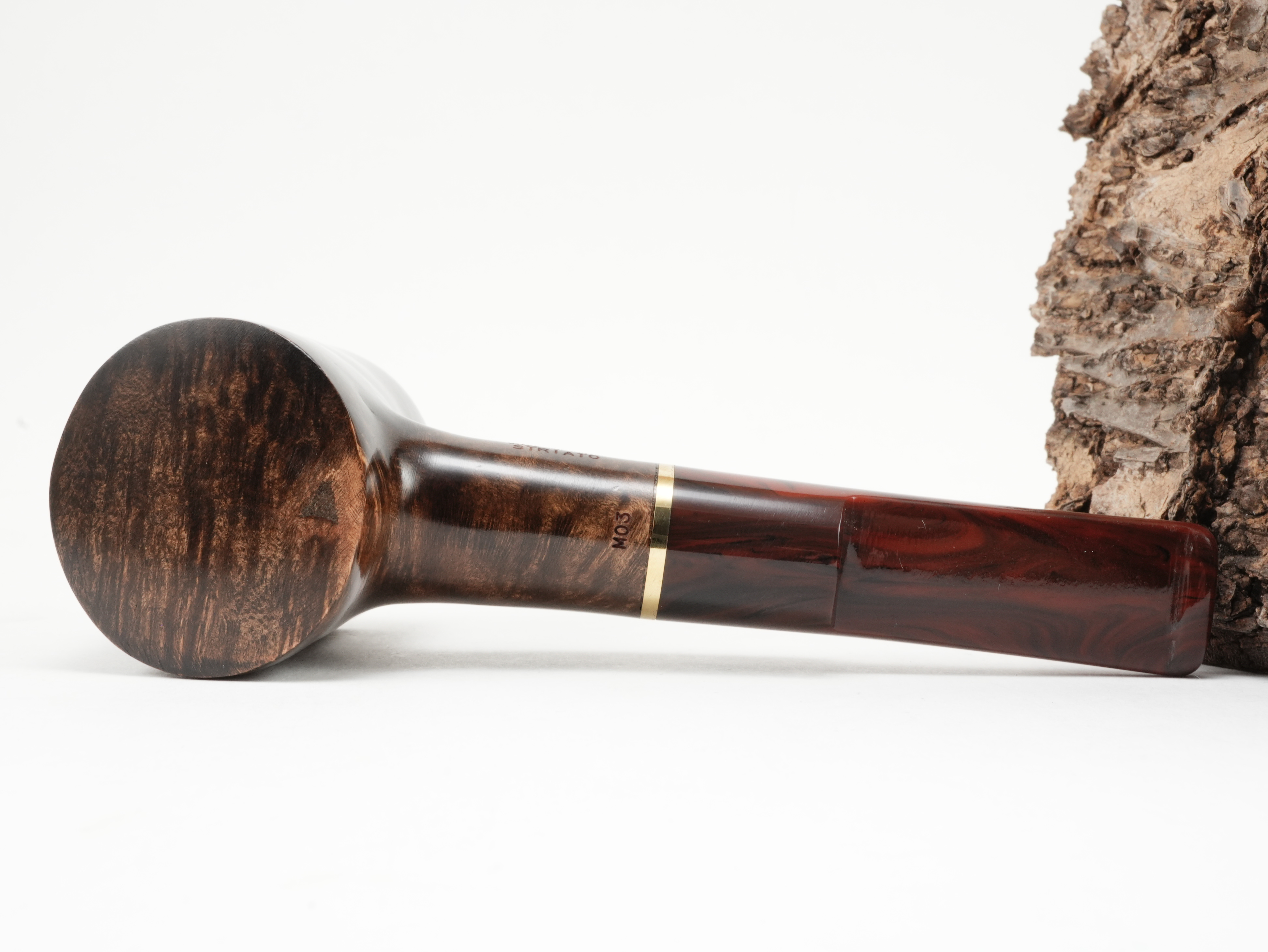 Molina Striato Pfeife dunkelbraun 7