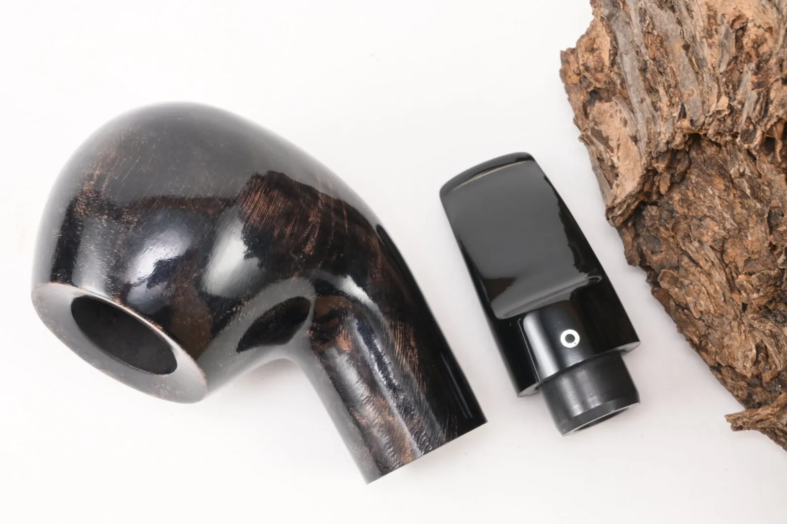 Talamona Reverse Calabash Bent glatt dunkel – Produktbild 9