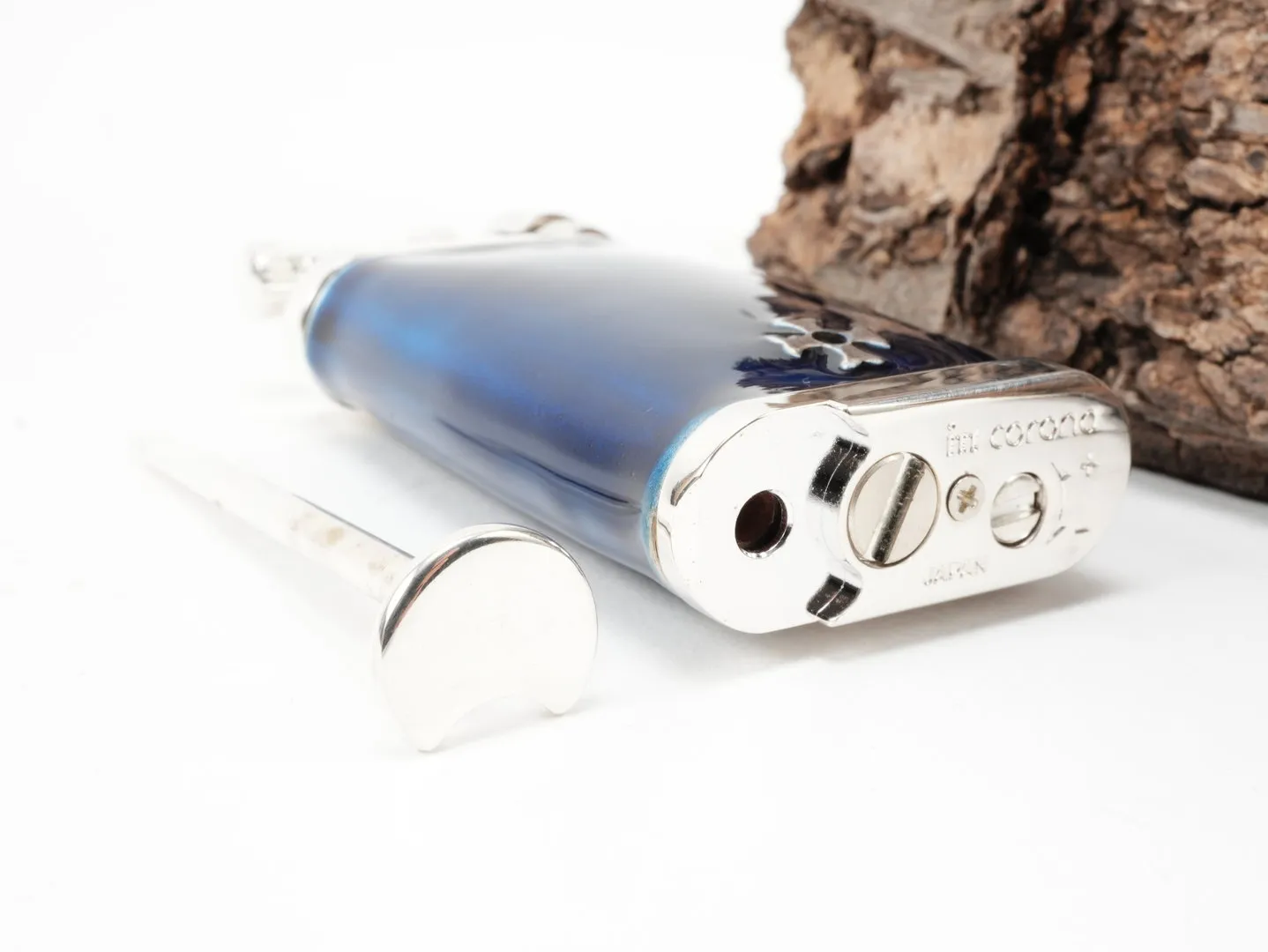 Sillem's Pfeifenfeuerzeug Sterling Silber Blau – Produktbild 6