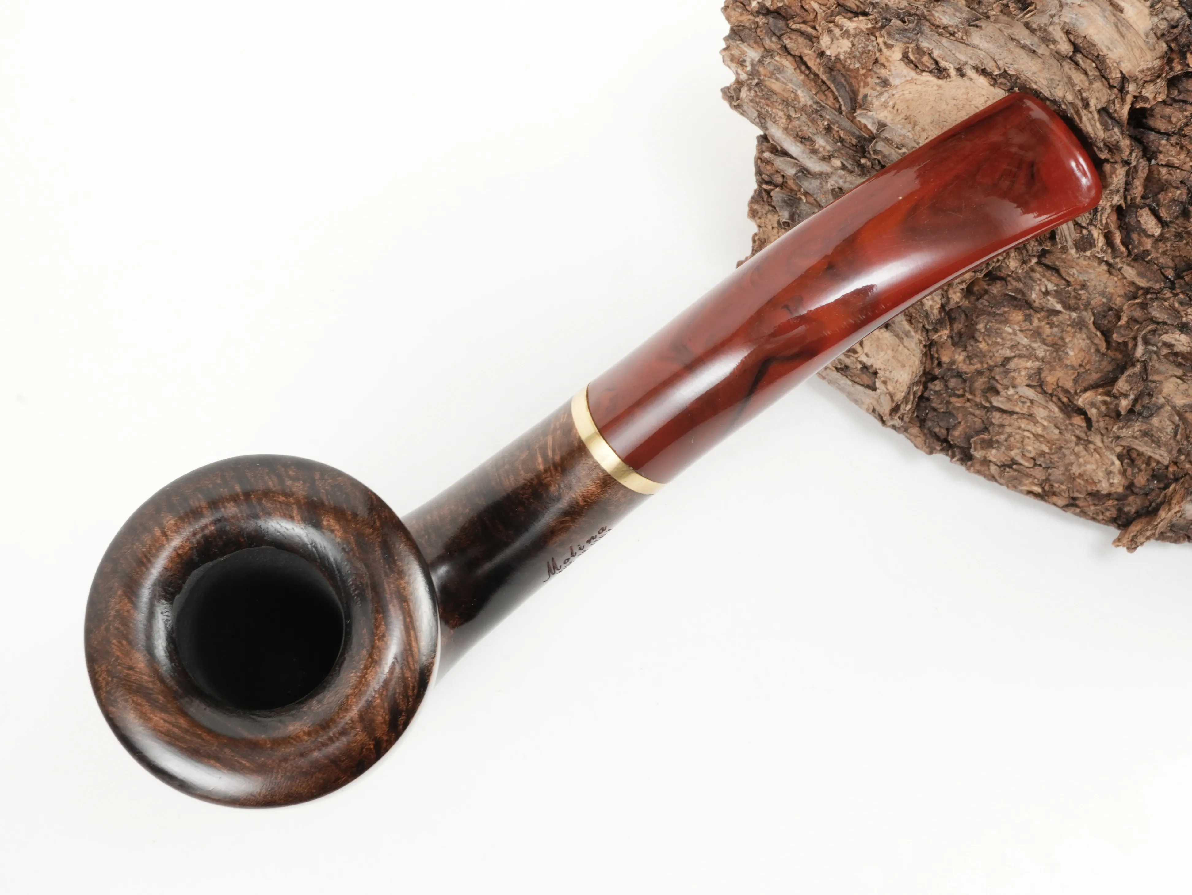 Molina Striato Pfeife dunkelbraun 10 – Produktbild 3